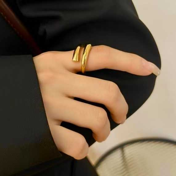 Bague Sérénité baroque dor bijoux maroc accessoires