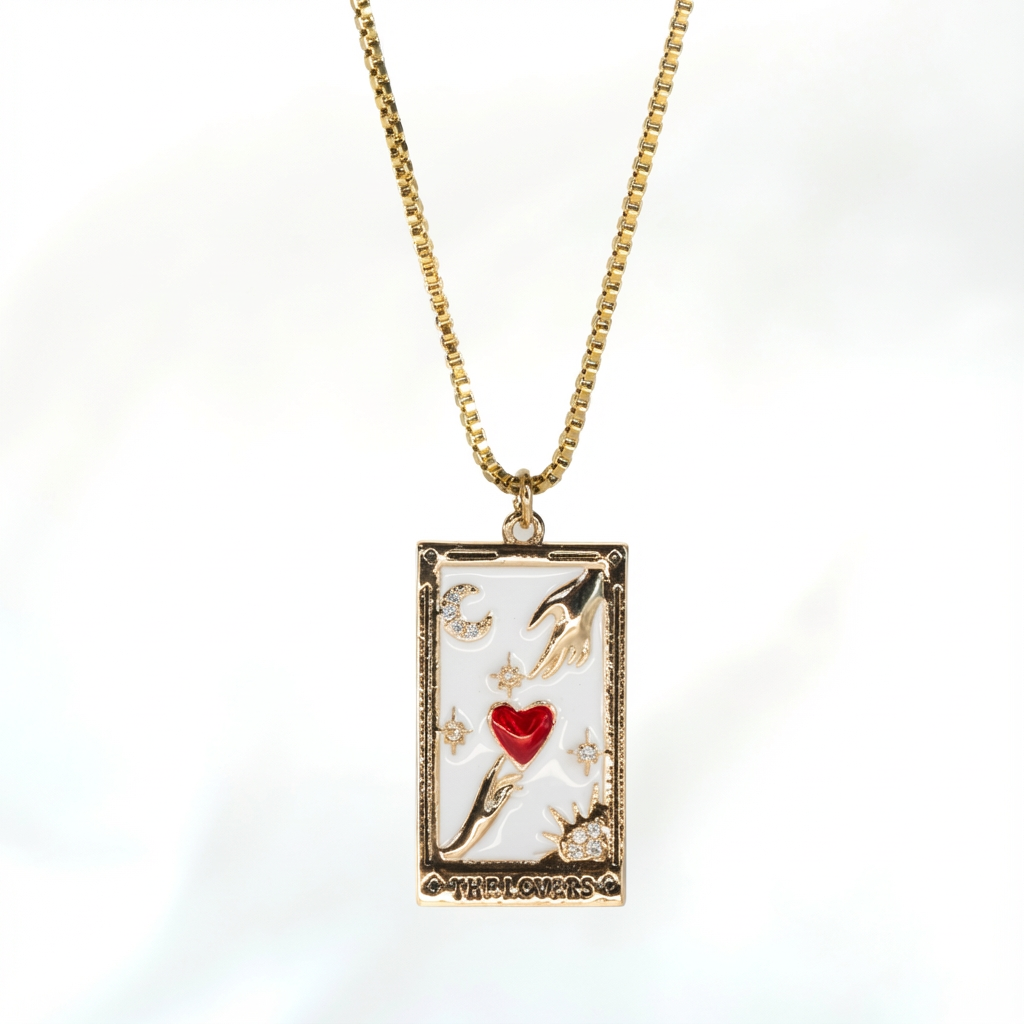 collier-dore-pendentif-the-lovers-tarot.jpg Collier doré avec pendentif 'The Lovers' inspiré du tarot