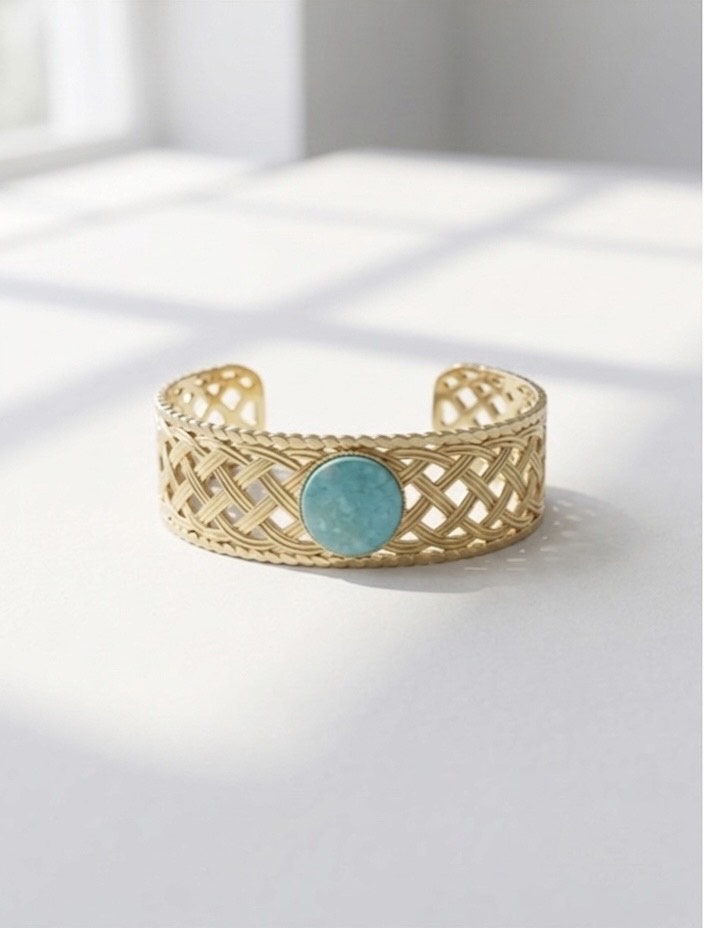 bracelet-manchette-dore-pierre-turquoise-minimoon-cartier-zara-miratendance-pandora-tiffany dior.jpg