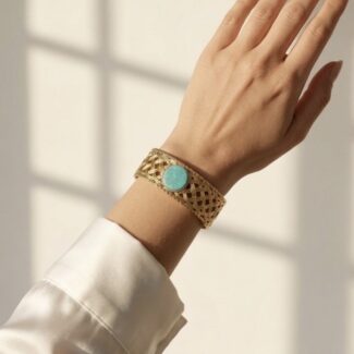 bracelet-manchette-dore-pierre-turquoise-minimoon-cartier-zara-miratendance-pandora-tiffany dior.jpg